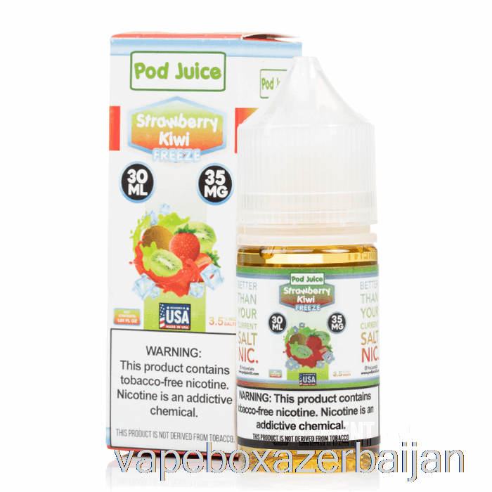 Vape Baku FREEZE Strawberry Kiwi - Pod Juice - 30mL 35mg